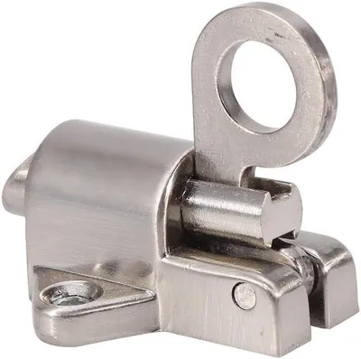 Imagen del producto de Cerradura automática para ventanas y puertas, fabricada en aleación de zinc, con mecanismo de resorte, reutilizable, ideal para ventanas y puertas