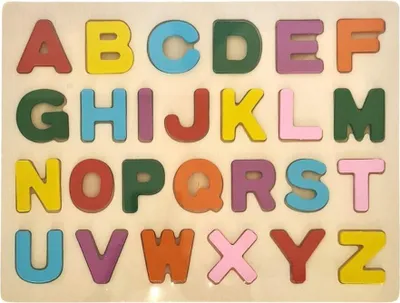 Image de Alphabet en bois Grandes lettres