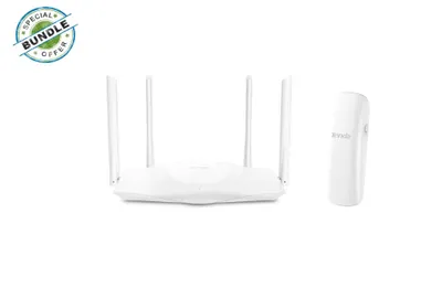 Zdjęcie produktu dla Tenda TX3, Wi-Fi 6 (802.11ax), Dual-band (2.4 GHz/5 GHz), Przewodowa sieć LAN, Biały, Router biurkowy