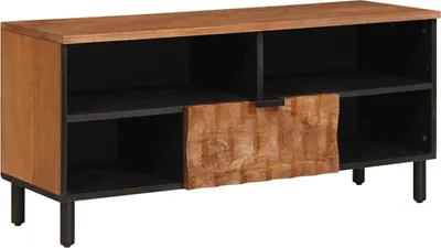 Imagen del producto de Mueble de TV Acabado de Acacia Marrón 100 x 33 x 46 cm