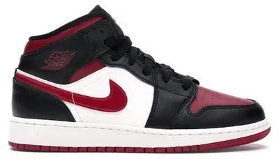 Immagine prodotto di Jordan 1 Mid Bred Toe (taglia grande) - EU 36