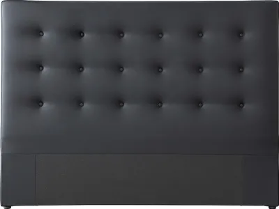 Produktbild von Gestepptes Bettkopfteil 140 cm -  - Schwarz - FRANCESCO