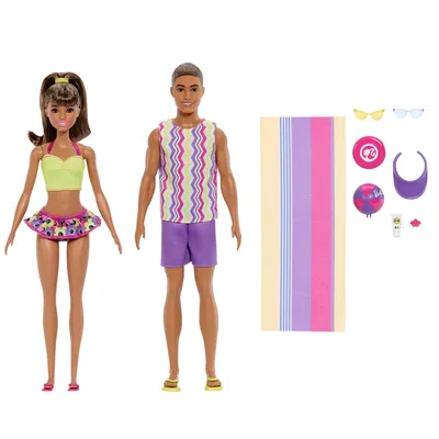 Image de Barbie JJP05, poupée tendance, ensemble homme-femme, 3 ans, garçon/fille, 300 mm, multicolore