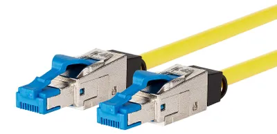 Obrázek produktu pro METZ CONNECT 13084H1077-E, 1 m, Cat8.1, S/FTP (S-STP), RJ-45, RJ-45, Žlutá
