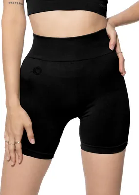 Produktbild von Stark Soul® Seamless kurze Leggings -OPAQUE- , blickdichte Fitness Short, Radlerhose, - Schwarz - Gr: L