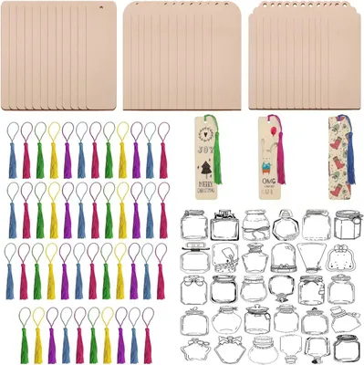 Obrázok produktu pre Drevené záložky 72 ks, 12 x 3,2 cm, na čítanie