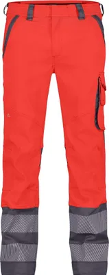 Produktbild von Dassy Warnschutz Bundhose Minnesota PESCOSPA76 Gr. 53-STANDARD neonrot/zementgrau