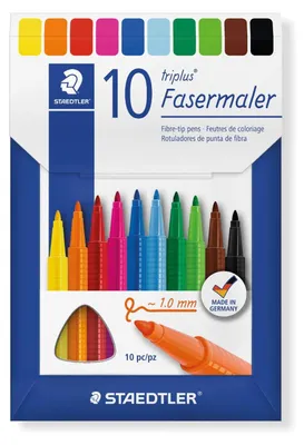 Produktbild von STAEDTLER Fasermaler triplus color rPP 10St