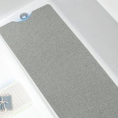 Produktbild von Famanu Duschmatte Antirutsch mit Loofah - PVC, Rechteckig, 40 x 100 cm