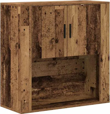 Immagine prodotto di Armadietto a muro con lo scaffale Legno vecchio 80 x 33 x 80 cm