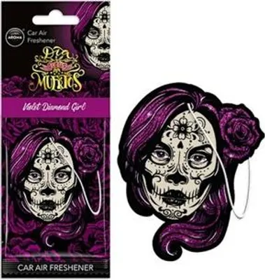 Immagine prodotto di Deodorante per ambienti AROMA CAR DIA DE LOS MUERTOS Blue Diamond Girl