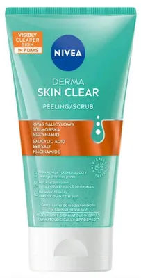Produktbild von NIVEA Derma Skin Clear Anti-Unreinheiten Peeling mit Säure 150 ml