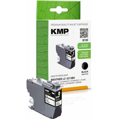 Immagine prodotto di KMP 1539,4001 KMP B100 Tintenpatrone schwarz kompatibel mit Brother LC-3213BK