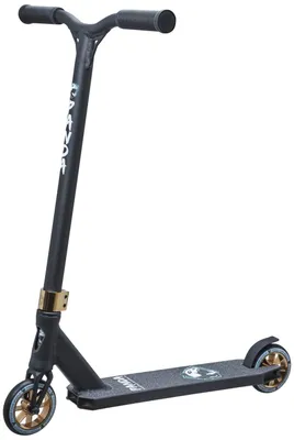 Produktbild von Panda Optimus Stunt Scooter Schwarz Gold Chrom