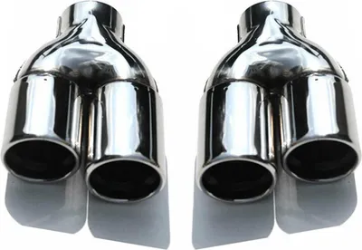 Obrázok produktu pre Koncovka výfuku pre Mercedes CLK C209 A209 2002-2010 oceľová chrómová 60mm 2x