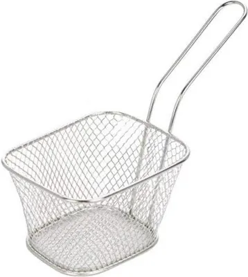 Produktbild von Mini Servierkorb für Pompons und Tapas - Besonderer Servierkorb für kleine Portionen - Mini Pomponskorb