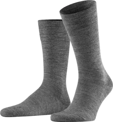 Produktbild von FALKE Sensitive Berlin herensokken, grijs (dark grey)