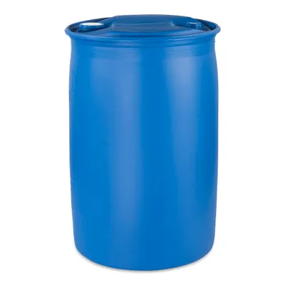 Produktbild von 120 Liter Spundfass Spundlochfass L-Ring Fass Regentonne Farbe blau (120 Fass blau NEU)