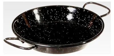 Produktbild von Paella-Pfanne aus emailliertem Stahl, 15 cm, Schwarz