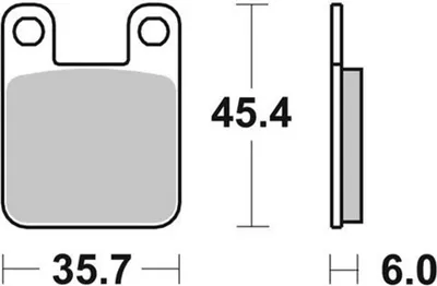 Image de Plaquettes de frein SBS 559SI (jeu par disque) Offroad Sinter