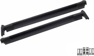 Zdjęcie produktu dla Stopnie boczne do Hondy CR-V 2007-2011 III generacji.