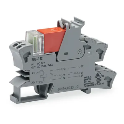Produktbild von WAGO 788-312 Relaismodul, Eingangsnennspannung DC 24 V