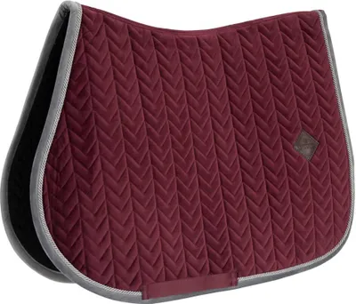 Produktbild von Kentucky Horsewear Schabracke Springen Velvet Contrast Bordeaux Full