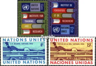 Produktbild von Briefmarken UNO - New York 1969 Mi 208-209,210-211 (kompl.Ausg.) gestempelt Sondermarken