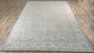 Produktbild von Teppich ZIEGLER-ORIGINAL | Farbe: Hellgrau; Größe: 255x384 cm | strapazierfähig und leicht zu reinigen | Wohnzimmer | Schlafzimmer