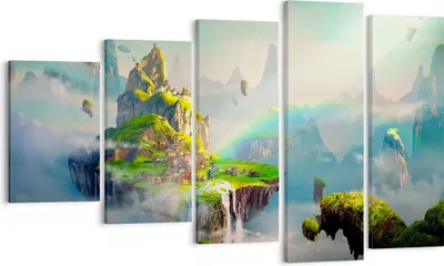 Produktbild von Bild auf Leinwand - Leinwandbild - Abstraktion Natur - 100x60cm - Wand Bild - Wanddeko - Wandbilder - Leinwanddruck - Bilder - Kunstdruck - Wanddekoration - Leinwand bilder - Wandkunst - EG100x60-3469