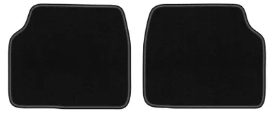 Image de Tapis arrière en moquette pour Peugeot 405 1987-1996 (berline/break) – 2 pièces, noirs, sur mesure – Wielganizator LUX