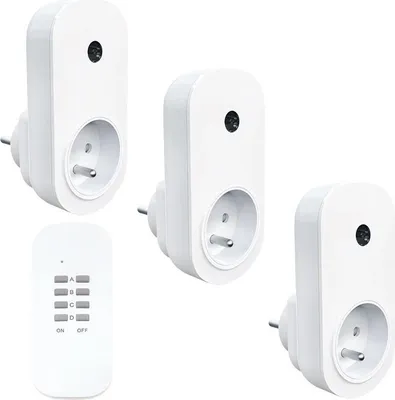 Obrázek produktu pro Solight DY09, Venkovní, Bílá, Bezdrátový, 433,92 MHz, 0 - 35 °C, 2000 W