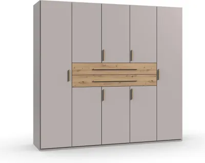 Produktbild von Drehtürenschrank >DIGIT< in KASCHMIR / ARTISAN EICHE Nachbildung - 225x208x58 (BxHxT)