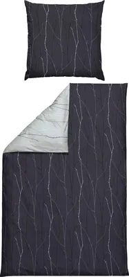Produktbild von REDBEST Wendebettwäsche anthrazit-grau 1x 135x200 cm + 1x 80x80 cm