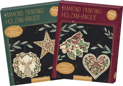 Immagine prodotto di Ciondolo in legno con pittura a diamante
