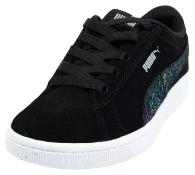 Produktbild von Puma - Kinder Sneaker "Vikky", Gämsleder PP1850 (28 EU) (Schwarz)