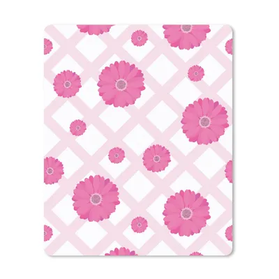 Produktbild von MuchoWow® Mauspad Mousepad Blumen - Muster - Pastell 19x23 cm - Mousepads - Maus Mat - Pad - Mausunterlage - Mauspads - Spielen