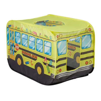 Produktbild von relaxdays Pop Up Play Tent Školský autobus