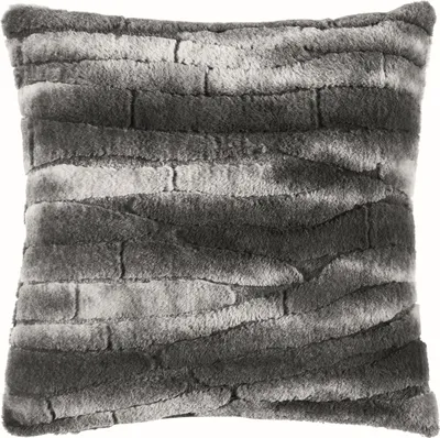 Produktbild von Pad Kissenhülle COZY 45 x 45 cm grey Kunstfell-Optik mit RV weich
