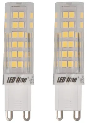 Produktbild von LED line LITE G9 LED Stecklampe 6W 550lm 230V 2 Stück