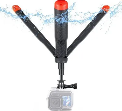 Zdjęcie produktu dla Monopod do kamer sportowych, wodoodporny, 4 w 1, aluminiowy, kompaktowy