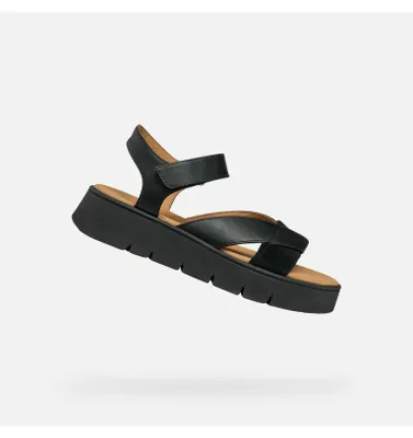 Produktbild von Geox Schwarze Damensandalen Dandra 40 39