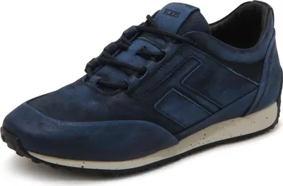 Produktbild von N1788 Sneaker Uomo Tod's Man Vintage Effect Shoes Blue