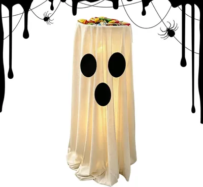 Produktbild von Halloween Geist Bonbonschale Ständer Beleuchtete Halloween-Gartendekoration