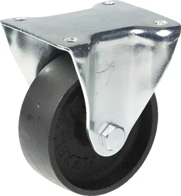 Produktbild von 75mm Bockrolle mit schwarzem Gussrad