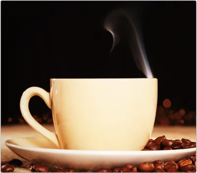 Produktbild von Spritzschutz Herdabdeckplatte Schneidebrett aus Glas Heisser Kaffee  1-Teilig (60x52cm)
