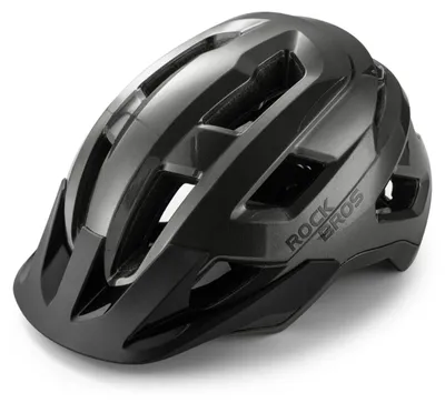 Obrázok produktu pre Detská cyklistická prilba Rockbros LK-67 s odnímateľným štítom, veľkosť 54–58 cm, sivá