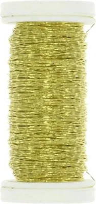 Produktbild von Blumendraht, gewellt, gold, 1 Stk.