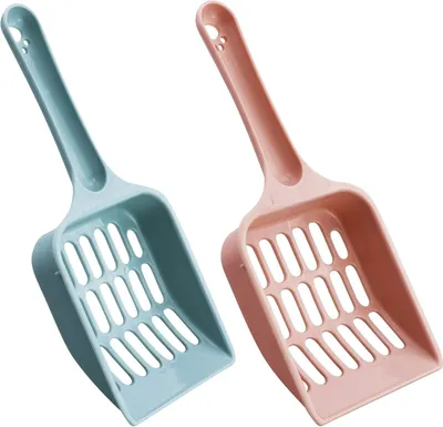 Produktbild von 2 Stš¹ck Haustiere Schaufel fš¹r Katzenstreu, Katzenstreu Scooper, katzenklo Schaufel Plastikstreuschaufel Cat Litter Scoop fš¹r Haustier Katzen Hunde