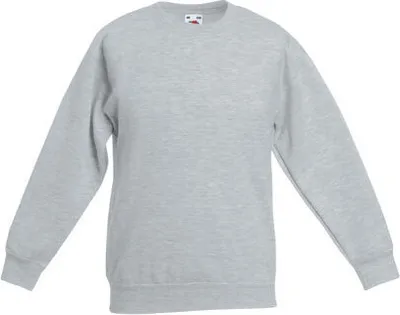 Produktbild von Fruit of the Loom - Kids Classic Set-In Sweat - Heather Grey - 116
